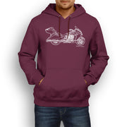 JL Illustration For A Victory Vision Motorbike Fan Hoodie
