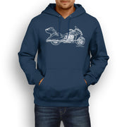 JL Illustration For A Victory Vision Motorbike Fan Hoodie