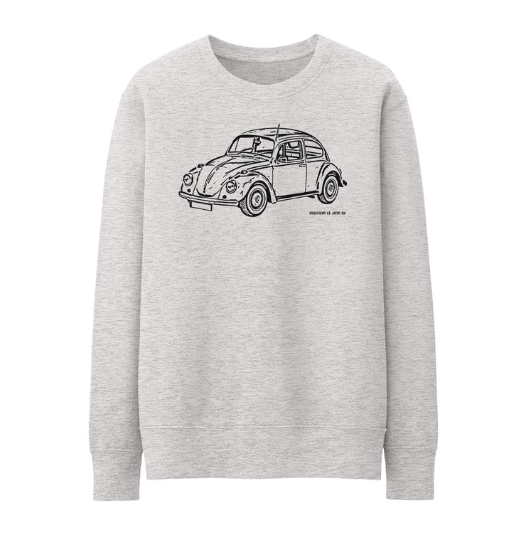 JL illustration for a Volkswagen 1968 Beetle 1500 Limousine fan Jumper