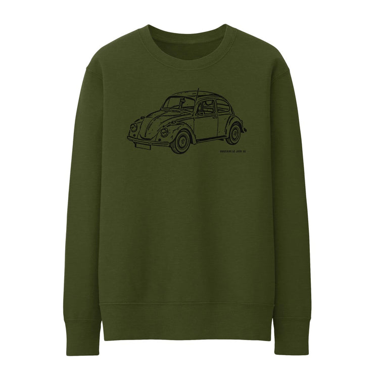 JL illustration for a Volkswagen 1968 Beetle 1500 Limousine fan Jumper