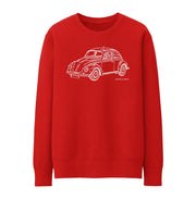 JL illustration for a Volkswagen 1968 Beetle 1500 Limousine fan Jumper