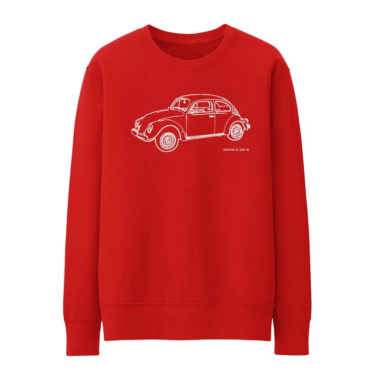JL illustration for a Volkswagen 1974 Beetle Motorcar fan Jumper