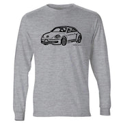 JL illustration for a Volkswagen Beetle 2012 Motorcar fan LS-Tshirt