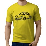 JL illustration for a Volkswagen Beetle 2012 Motorcar fan T-shirt