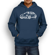 JL illustration for a Volkswagen Beetle 2012 Motorcar fan Hoodie