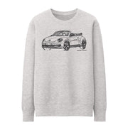 JL illustration for a Volkswagen Beetle Cabriolet Motorcar fan Jumper