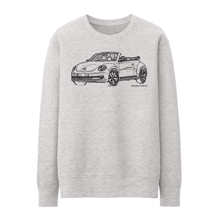 JL illustration for a Volkswagen Beetle Cabriolet Motorcar fan Jumper