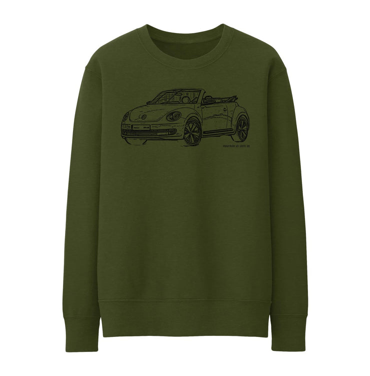 JL illustration for a Volkswagen Beetle Cabriolet Motorcar fan Jumper