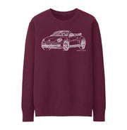 JL illustration for a Volkswagen Beetle Cabriolet Motorcar fan Jumper