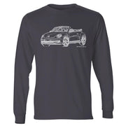 JL illustration for a Volkswagen Beetle Cabriolet Motorcar fan LS-Tshirt