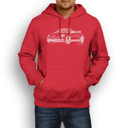 JL illustration for a Volkswagen Beetle Cabriolet Motorcar fan Hoodie
