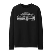 JL illustration for a Volkswagen Beetle Cabriolet Motorcar fan Jumper