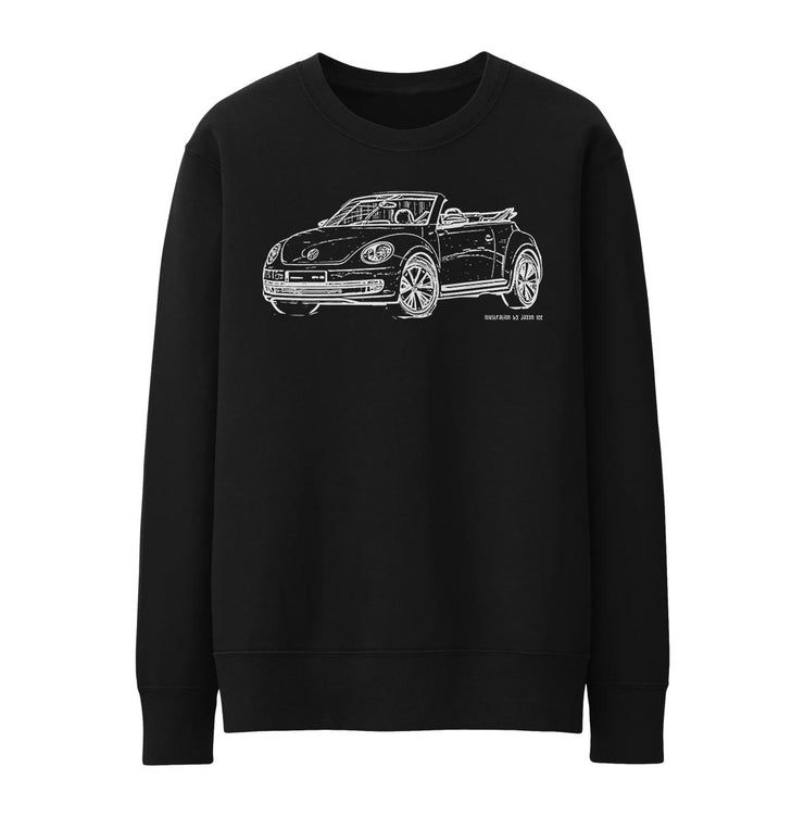 JL illustration for a Volkswagen Beetle Cabriolet Motorcar fan Jumper