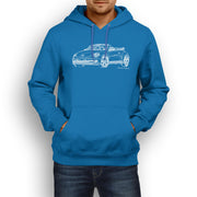 JL illustration for a Volkswagen Beetle Cabriolet Motorcar fan Hoodie