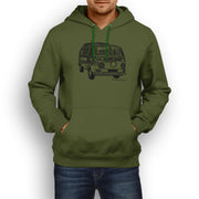 JL illustration for a Volkswagen Campervan 1968 fan Hoodie