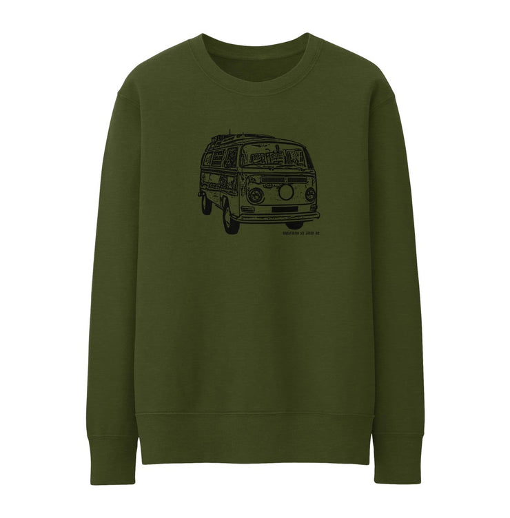 JL illustration for a Volkswagen Campervan 1968 fan Jumper