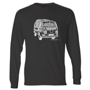 JL illustration for a Volkswagen Campervan 1968 fan LS-Tshirt