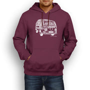 JL illustration for a Volkswagen Campervan 1968 fan Hoodie