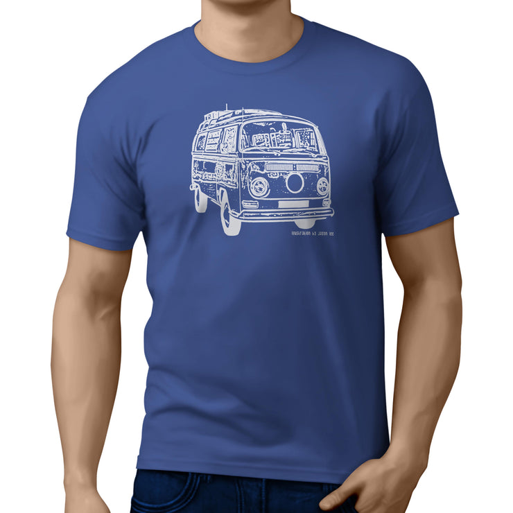 JL illustration for a Volkswagen Campervan 1968 fan T-shirt