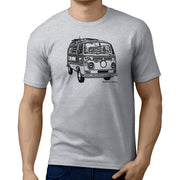 JL illustration for a Volkswagen Campervan 1968 fan T-shirt