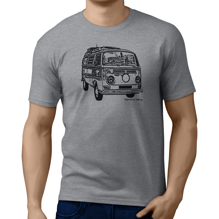 JL illustration for a Volkswagen Campervan 1968 fan T-shirt