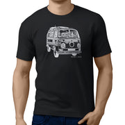 JL illustration for a Volkswagen Campervan 1968 fan T-shirt