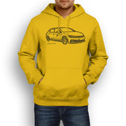 JL Illustration For A Volkswagen Polo GTI Motorcar Fan Hoodie