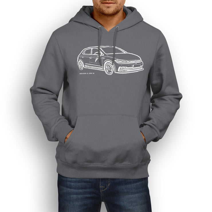JL Illustration For A Volkswagen Polo GTI Motorcar Fan Hoodie