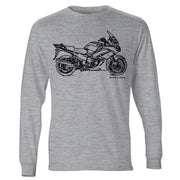 JL Illustration For A Yamaha FJR1300 Motorbike Fan LS-Tshirt