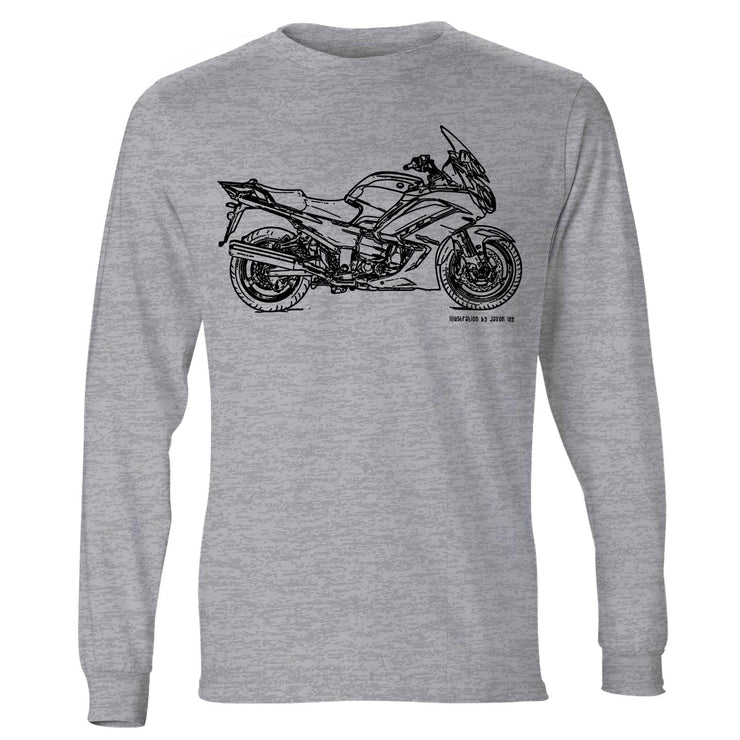 JL Illustration For A Yamaha FJR1300 Motorbike Fan LS-Tshirt