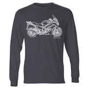 JL Illustration For A Yamaha FJR1300 Motorbike Fan LS-Tshirt