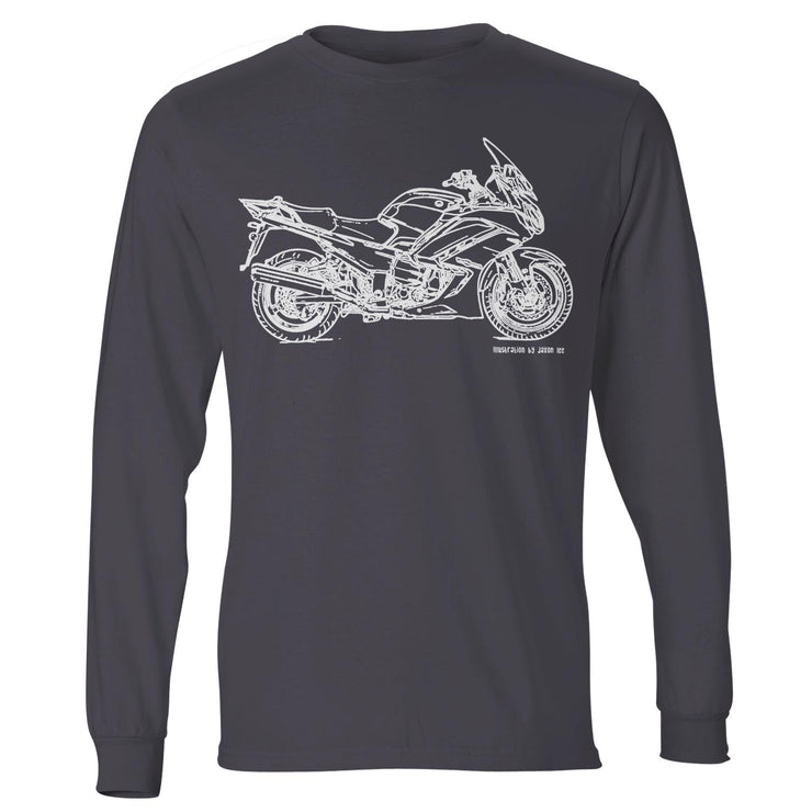 JL Illustration For A Yamaha FJR1300 Motorbike Fan LS-Tshirt