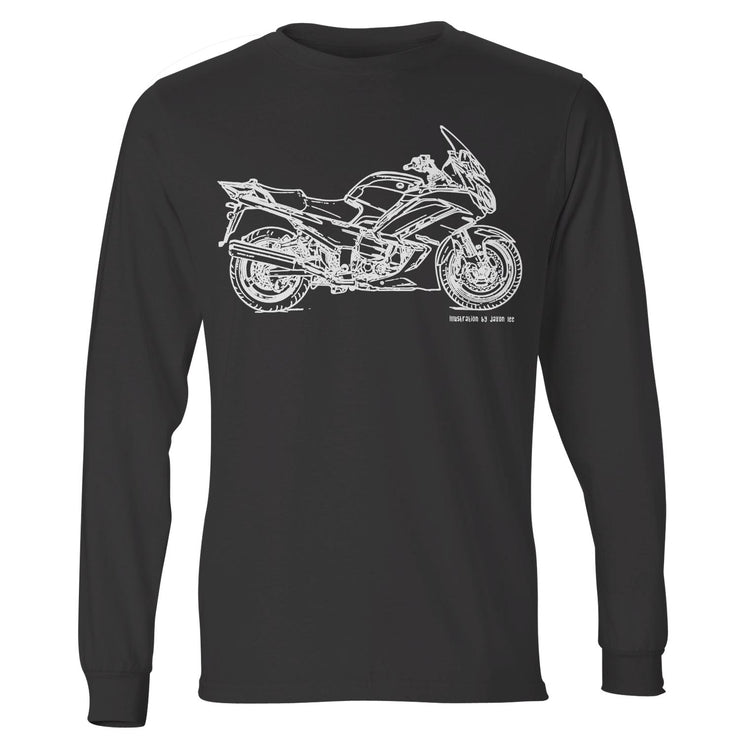 JL Illustration For A Yamaha FJR1300 Motorbike Fan LS-Tshirt