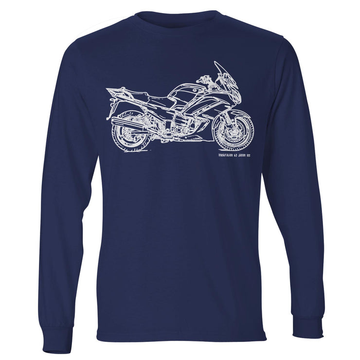 JL Illustration For A Yamaha FJR1300 Motorbike Fan LS-Tshirt
