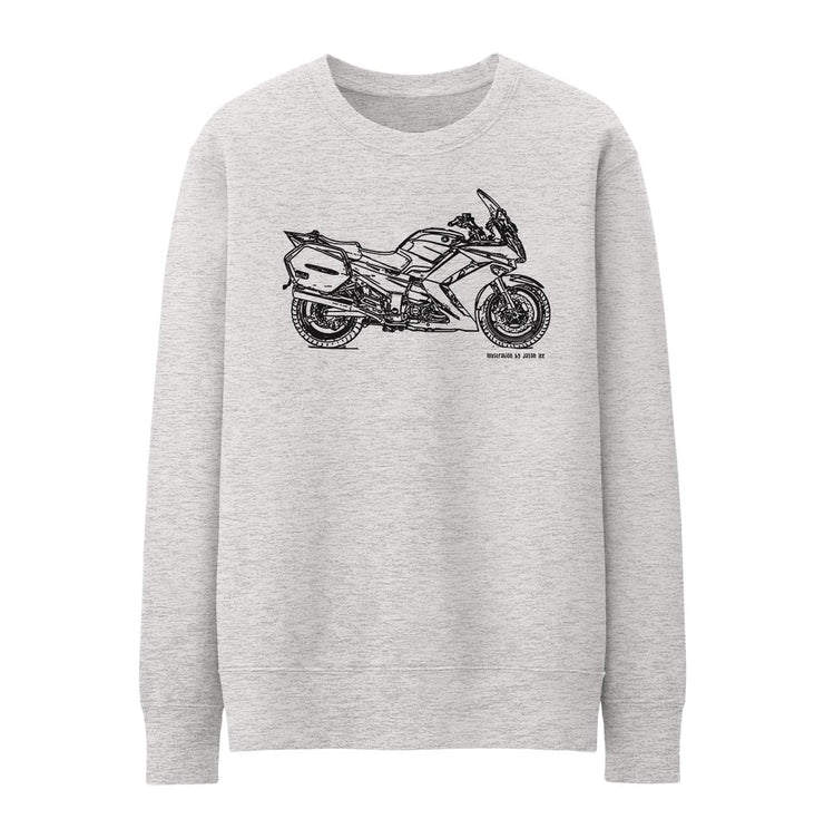 JL Illustration For A Yamaha FJR1300 2012 Motorbike Fan Jumper