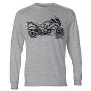 JL Illustration For A Yamaha FJR1300 v2 Motorbike Fan LS-Tshirt