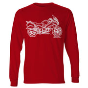 JL Illustration For A Yamaha FJR1300 v2 Motorbike Fan LS-Tshirt