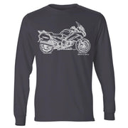 JL Illustration For A Yamaha FJR1300 v2 Motorbike Fan LS-Tshirt