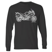 JL Illustration For A Yamaha FJR1300 v2 Motorbike Fan LS-Tshirt