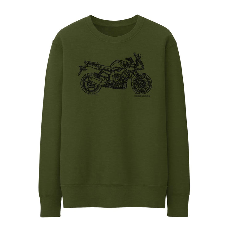 JL Illustration For A Yamaha FZ1 2013 Motorbike Fan Jumper