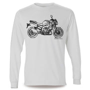 JL Illustration For A Yamaha FZ8 2013 Motorbike Fan LS-Tshirt