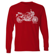 JL Illustration For A Yamaha FZ8 2013 Motorbike Fan LS-Tshirt