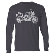 JL Illustration For A Yamaha FZ8 2013 Motorbike Fan LS-Tshirt