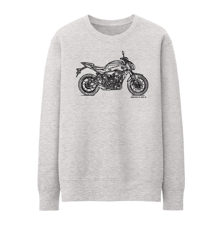 JL Illustration For A Yamaha MT07 Motorbike Fan Jumper