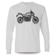 JL Illustration For A Yamaha MT07 Motorbike Fan LS-Tshirt