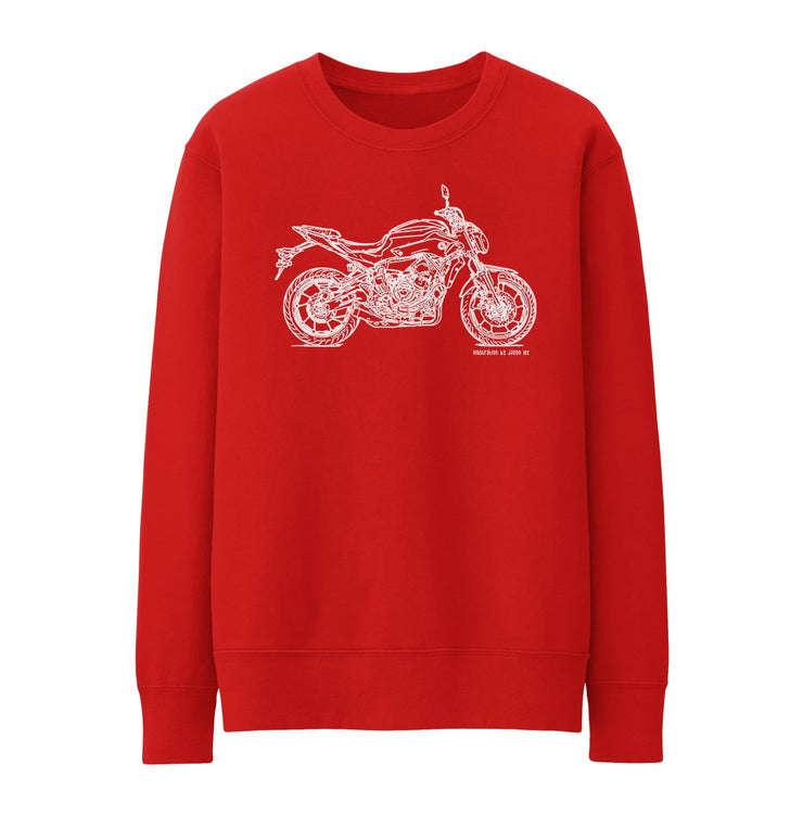 JL Illustration For A Yamaha MT07 Motorbike Fan Jumper