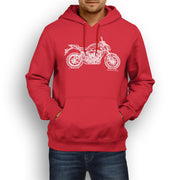 JL Illustration For A Yamaha MT07 Motorbike Fan Hoodie