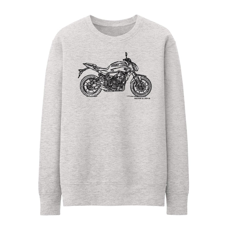 JL Illustration For A Yamaha MT07 2016 Motorbike Fan Jumper