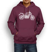 JL Illustration For A Yamaha MT07 2016 Motorbike Fan Hoodie