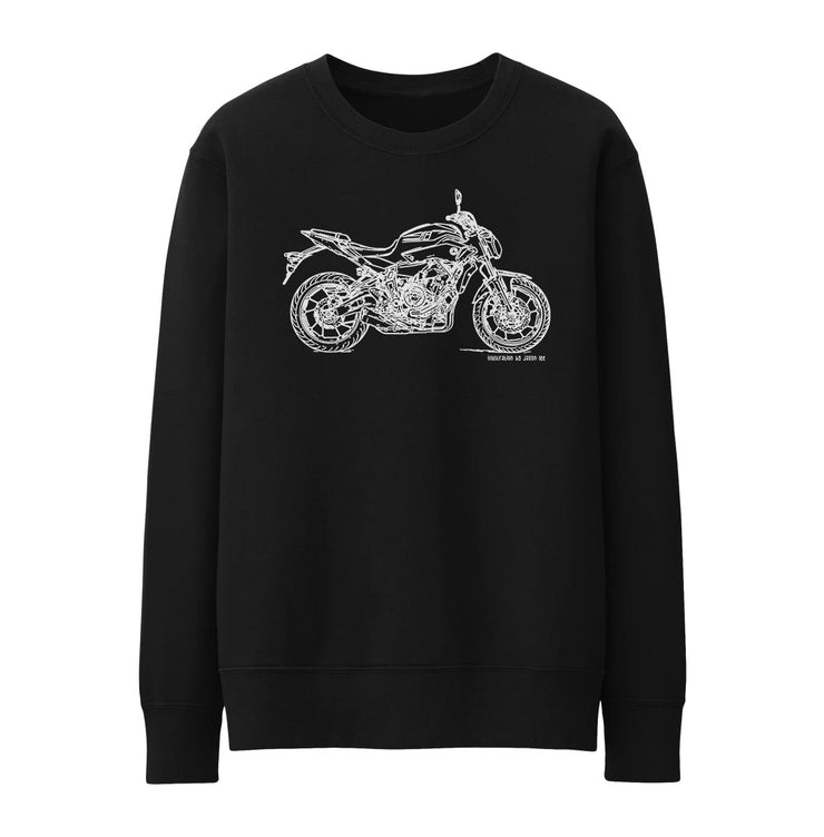 JL Illustration For A Yamaha MT07 2016 Motorbike Fan Jumper